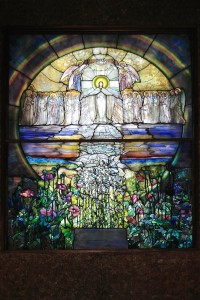 The Flight of Souls, by Louis Comfort Tiffany. Wade Chapel, Lake View Cemetery, Cleveland, Ohio.